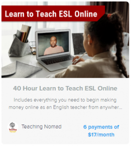 teach esl online course