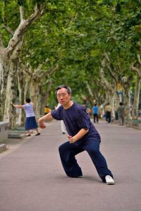 Tai Chi in park